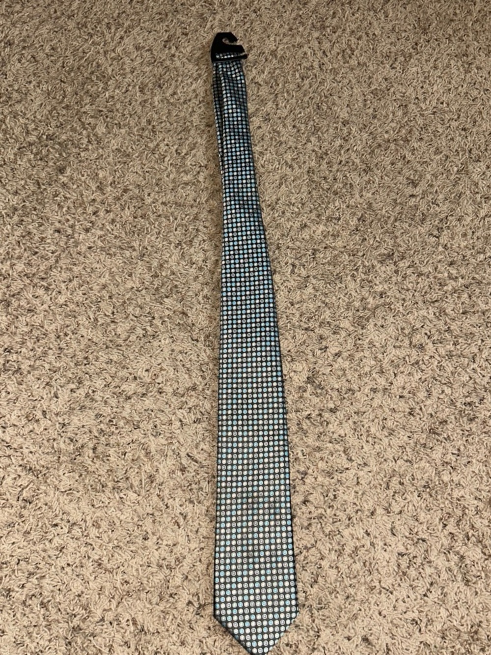 Van Heusen Blue and Black Microdot Tie